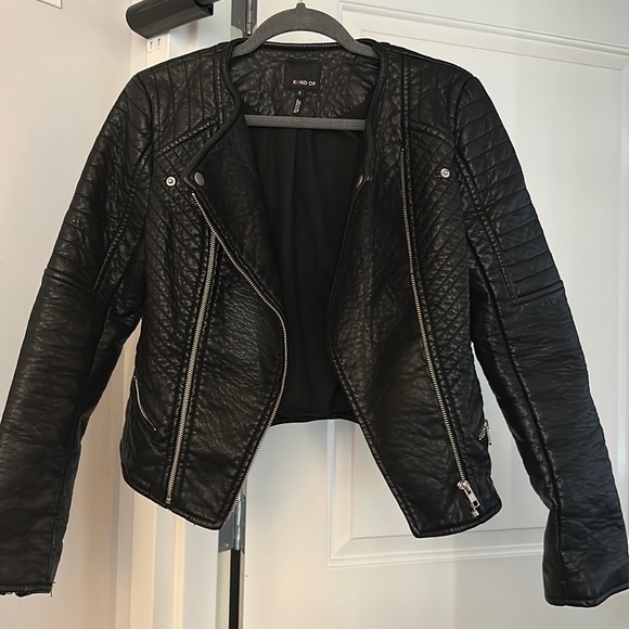 KIIND OF Faux Leather Jacket - Picture 1 of 11